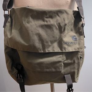 Vintage Carhartt WIP messenger bag, forest green